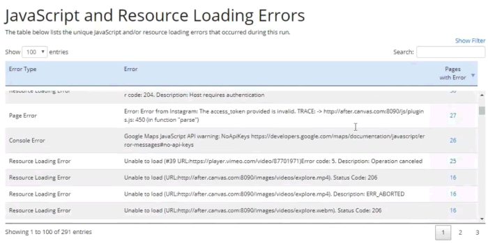Javascript And Resource Loading Error Detection 